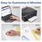 Avery Unpunched Customizable Print-On Dividers for Use with Custom Binding Systems or 3 Ring Binders, 5-Tab Set, 5 Sets (11516)